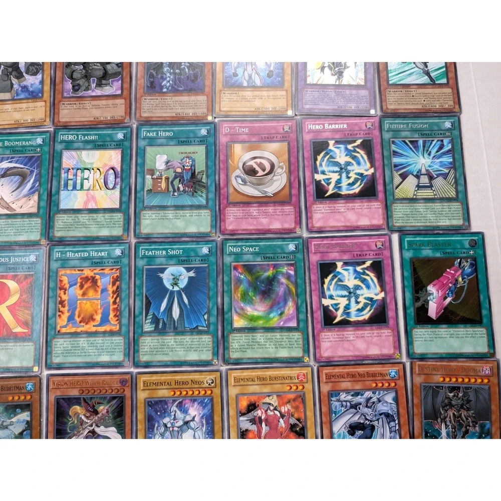 Yu-Gi-Oh‎ Elemental Hero 80 Card Lot Deck Building Super Ultra Ultimate Rares